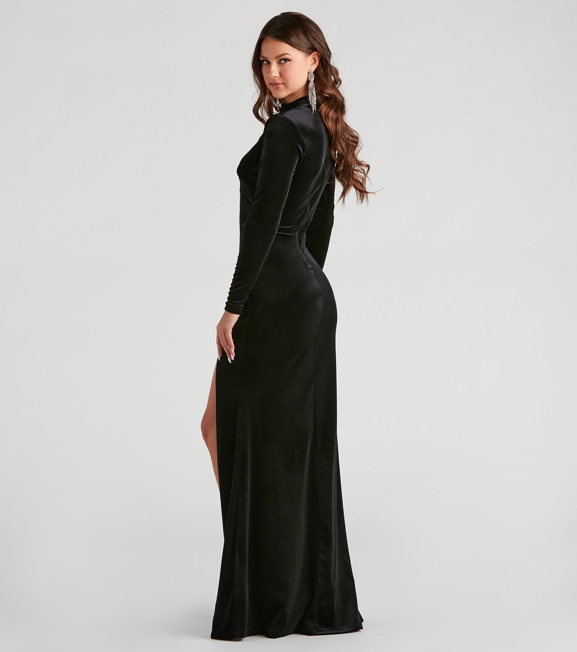 Kristie Formal Velvet Mermaid Dress - Image 2