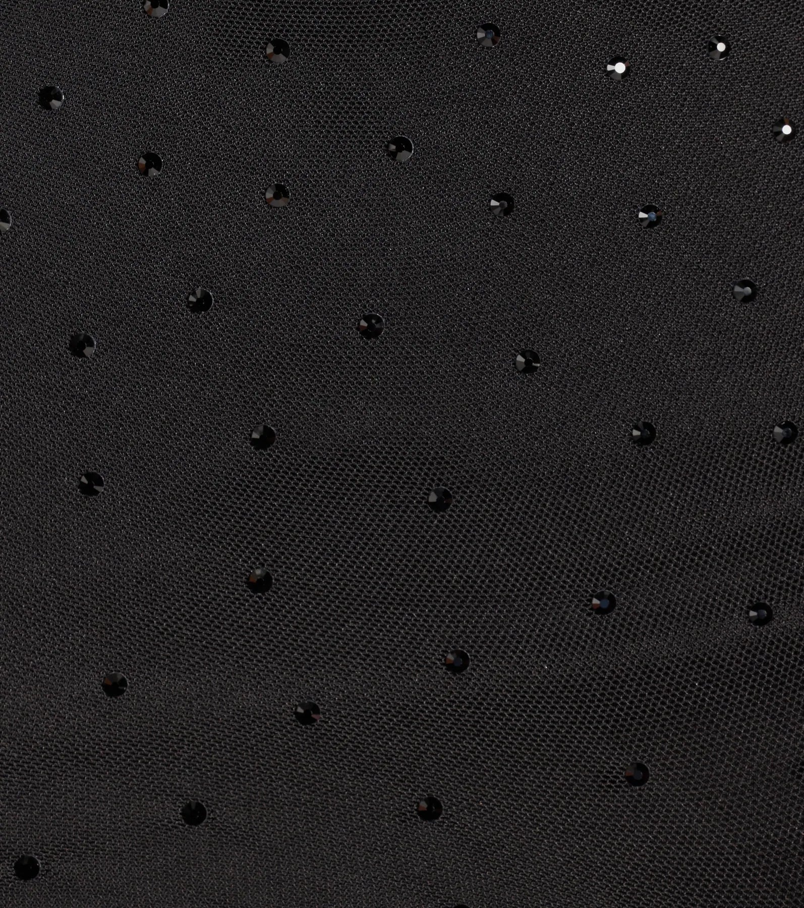 Trendy-Glam Rhinestone Mesh Drop Waist Mini Dress - Image 5