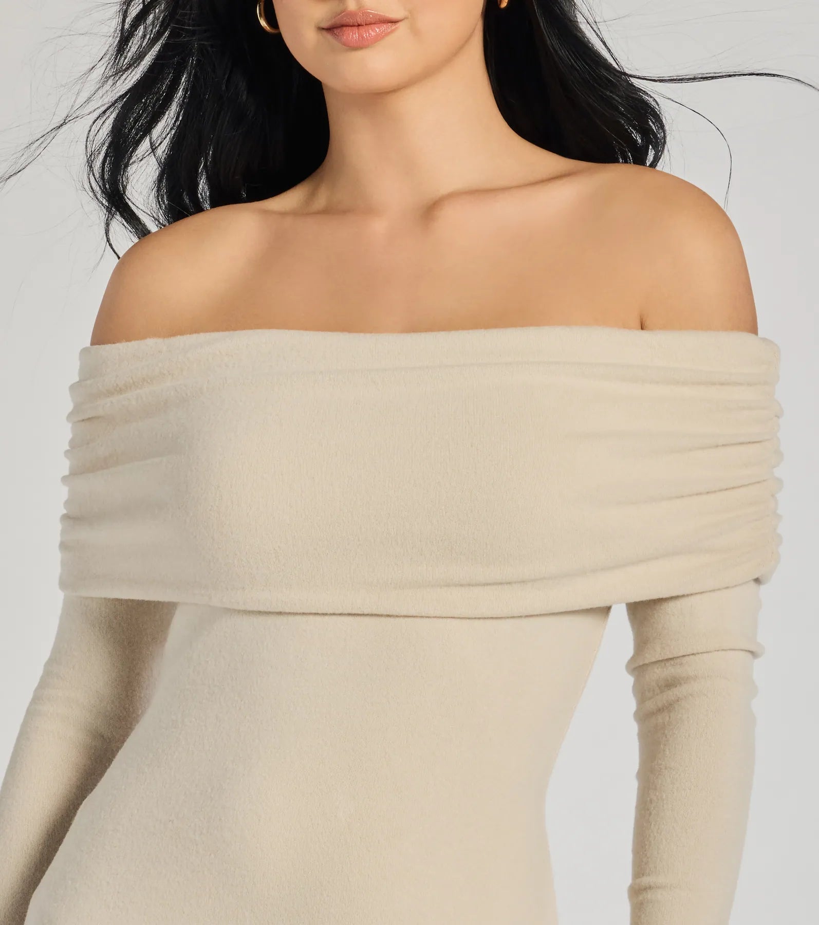 Casually Classic Long Sleeve Midi Dress - Image 5