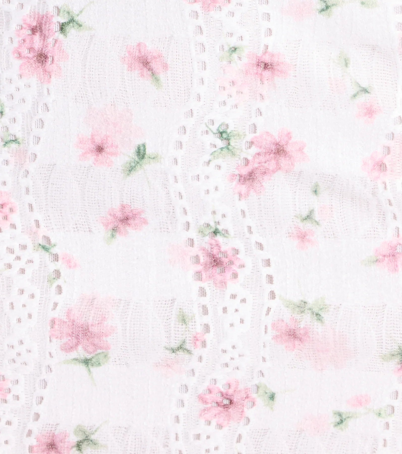 Fall In Love Floral Eyelet A-Line Mini Dress - Image 4