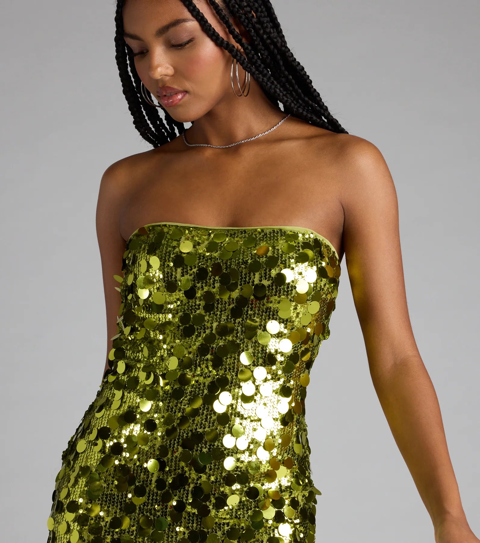 Party-Starter Sequin Strapless Bodycon Mini Dress - Image 5