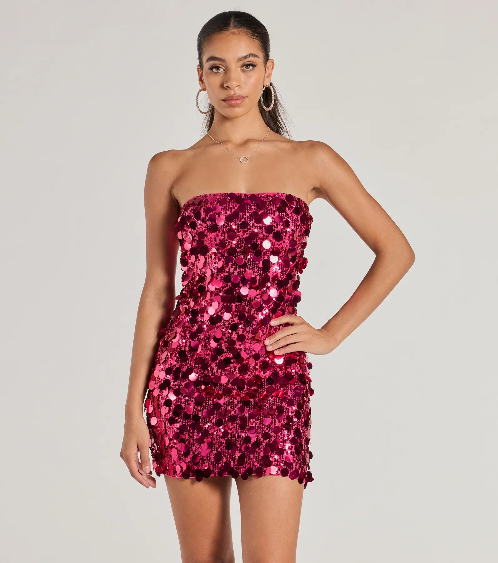Party-Starter Sequin Strapless Bodycon Mini Dress - Image 6