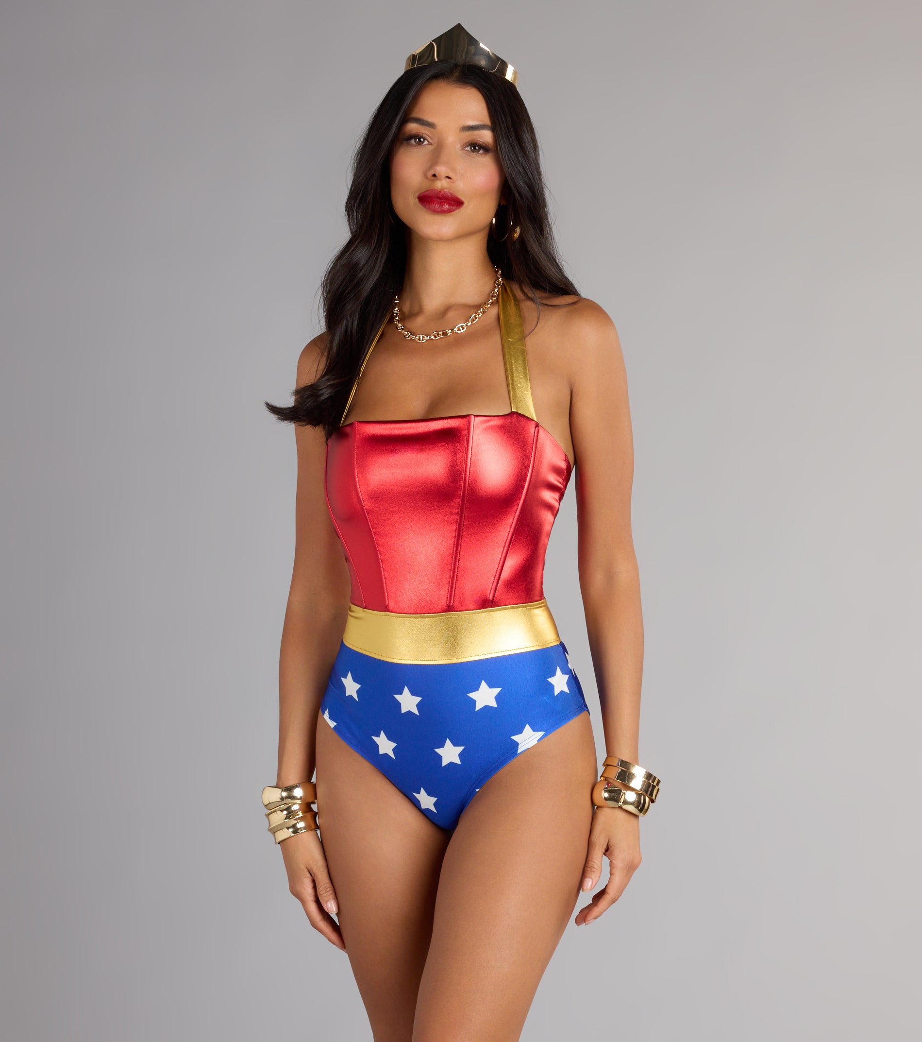 Lady Justice Halter Bodysuit