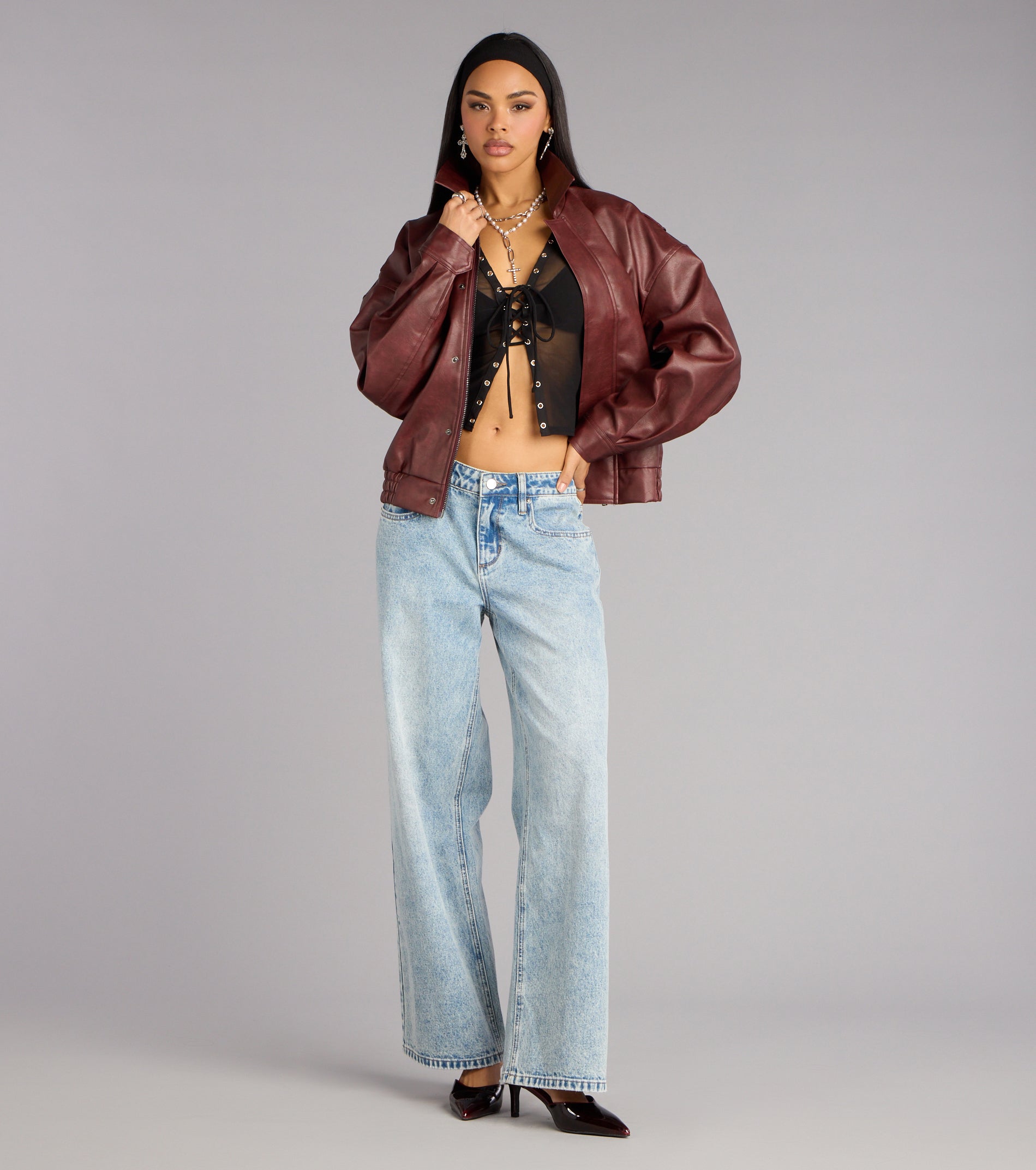 Cool Intentions Lace-Up Top - Image 3