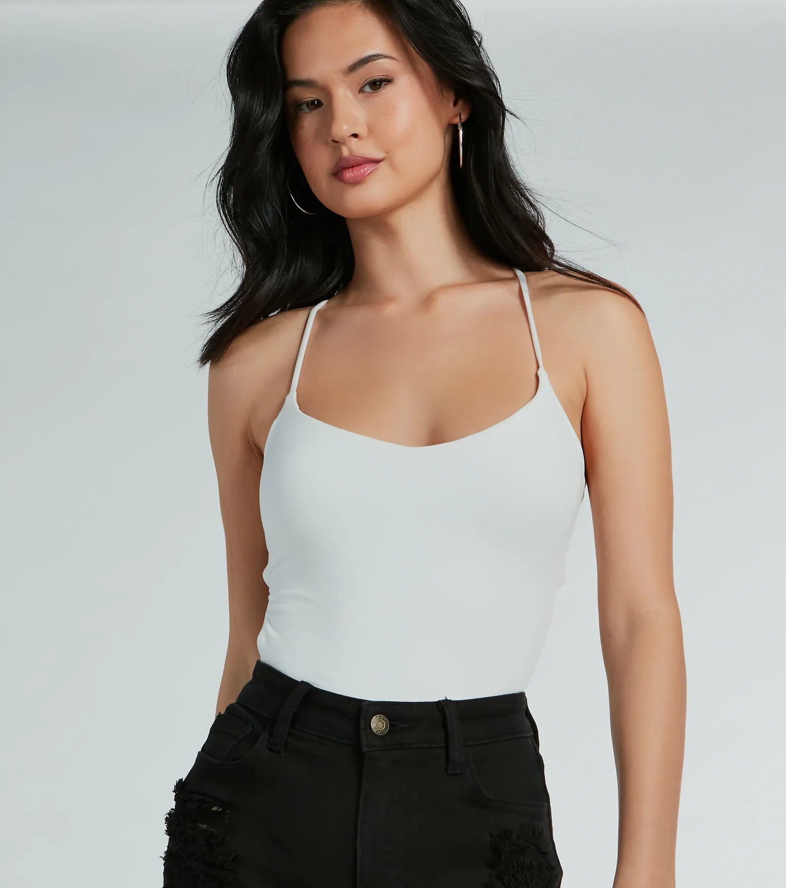 Night-Out Allure Strappy Back Knit Bodysuit - Image 6