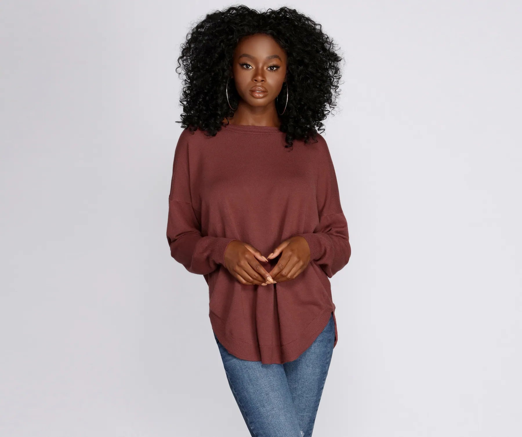 Cozy Vibes Lattice Tunic - Image 11