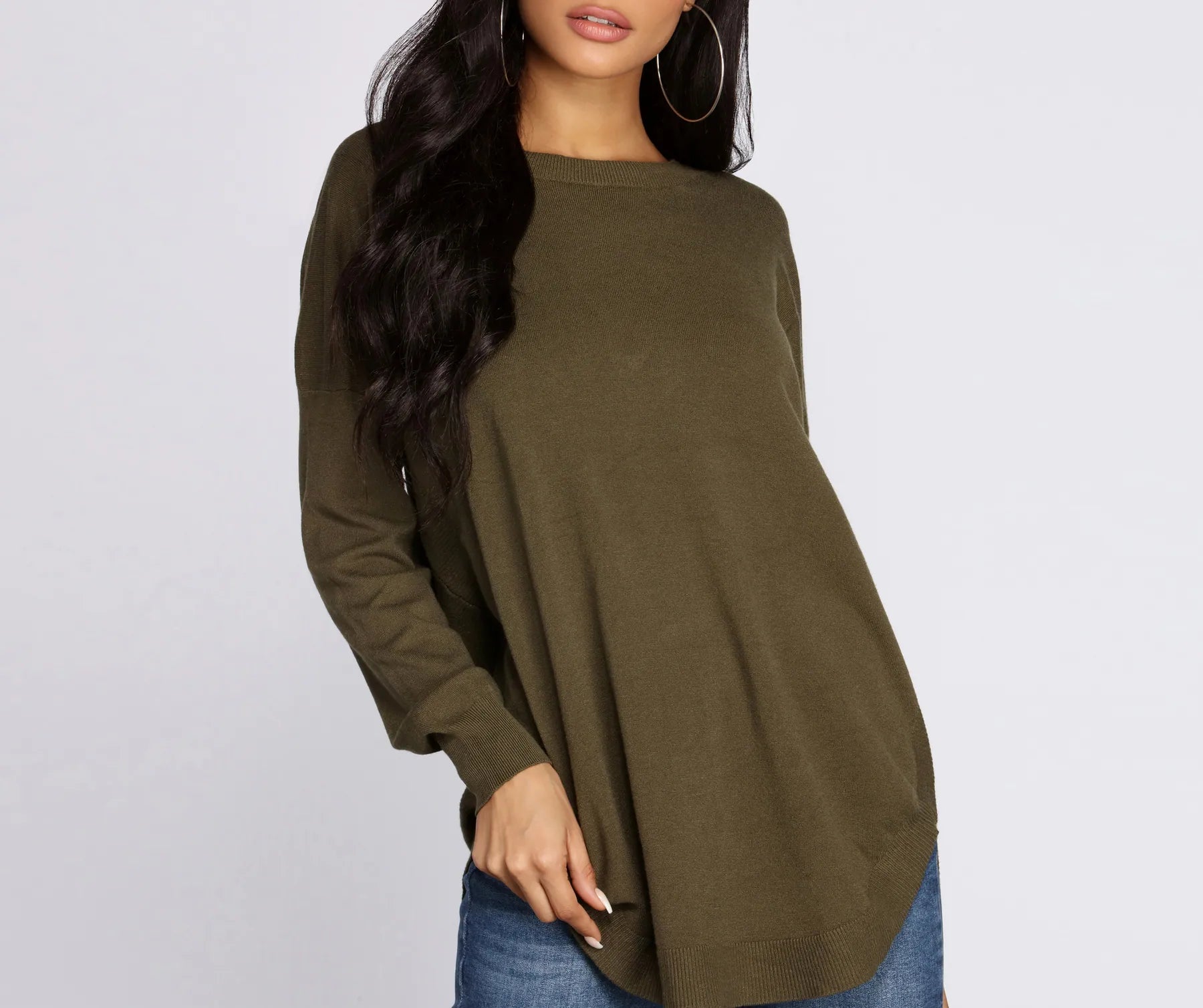 Cozy Vibes Lattice Tunic - Image 8