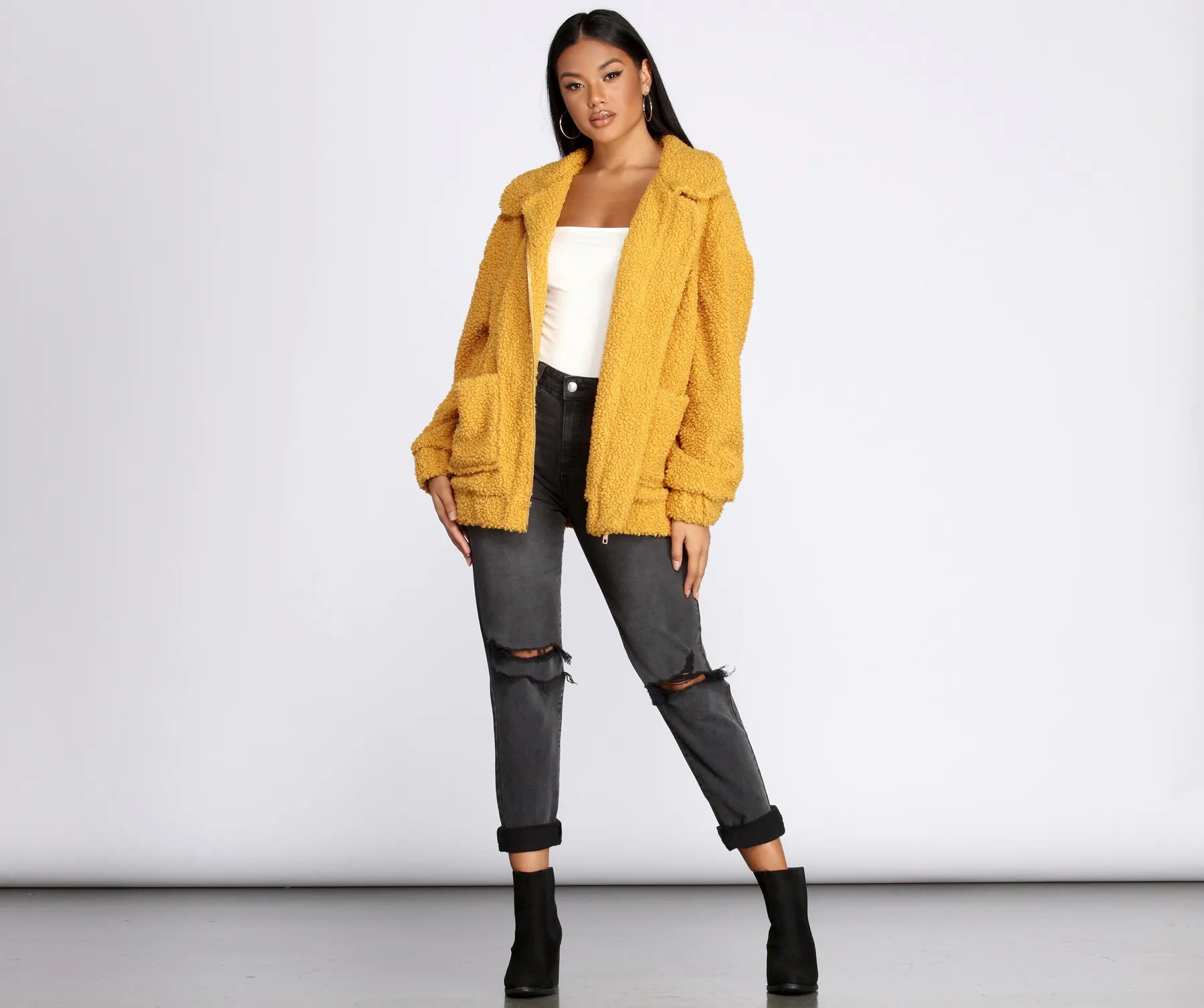 Oversized Teddy Jacket - Image 12