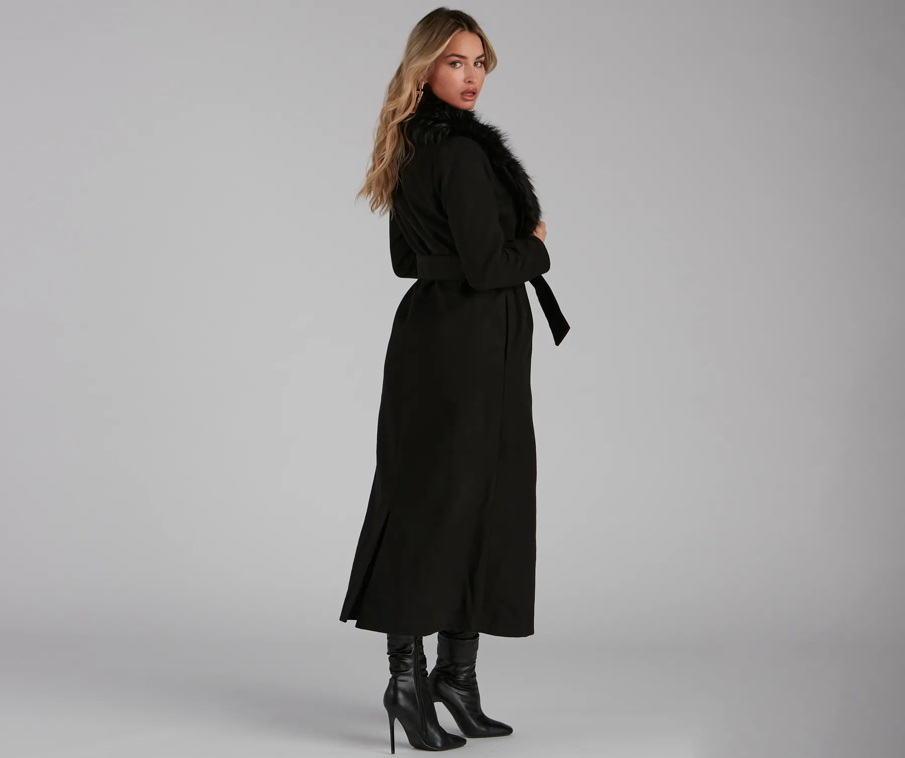 A Formal Affair Faux Fur Jacket - Image 8