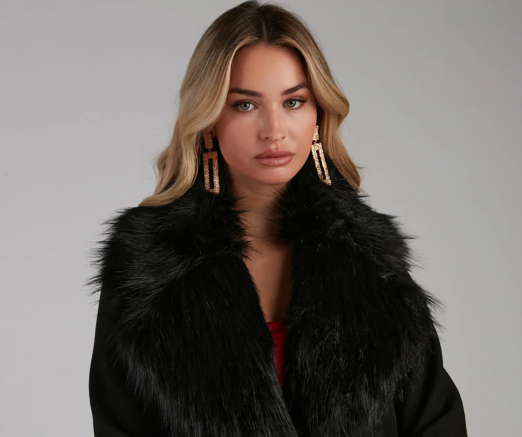 A Formal Affair Faux Fur Jacket - Image 9