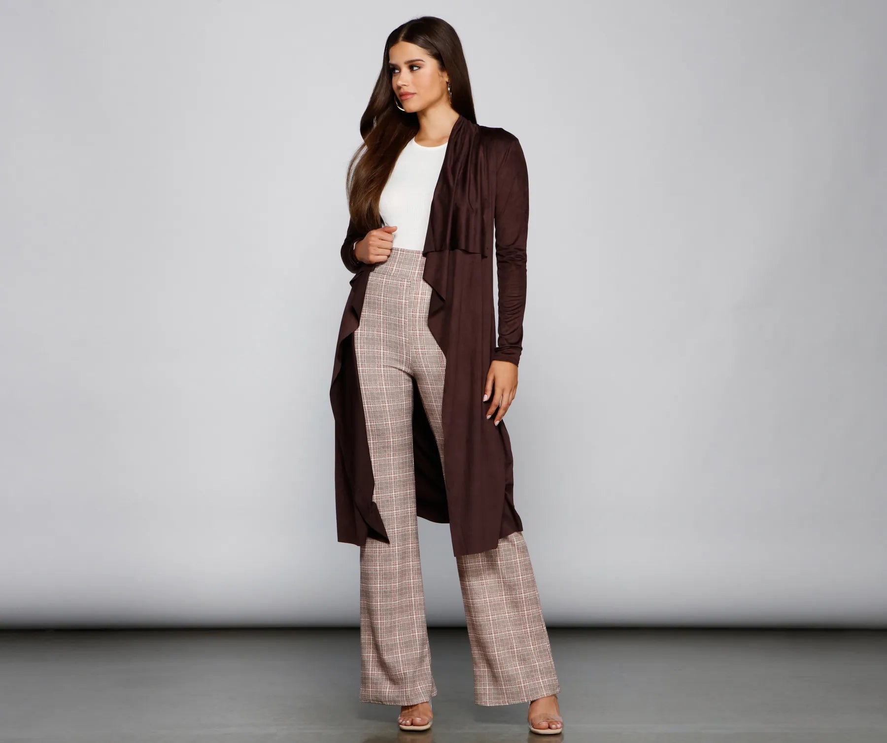 On The Town Suede Trench - Image 20