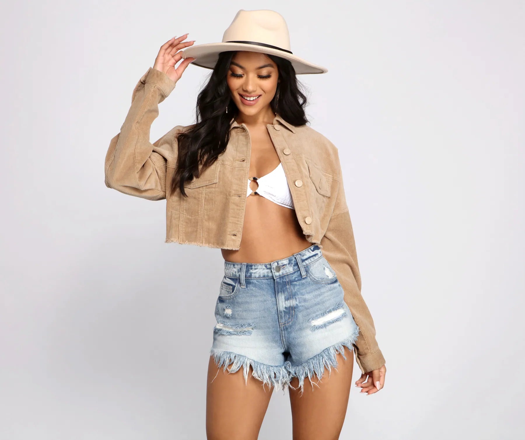 Buttoned Up Corduroy Jacket - Image 7