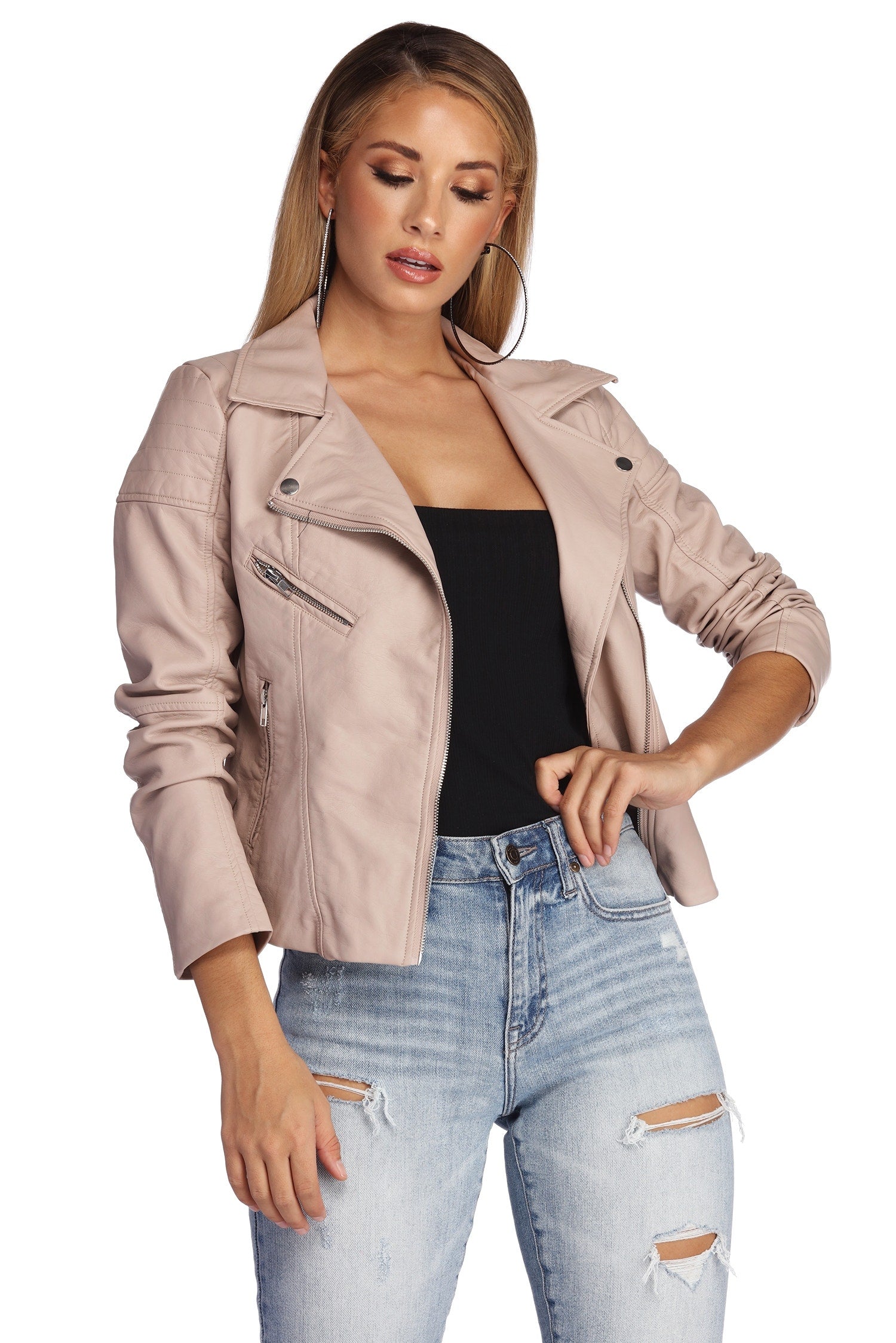Envy Me Faux Leather Jacket - Image 5