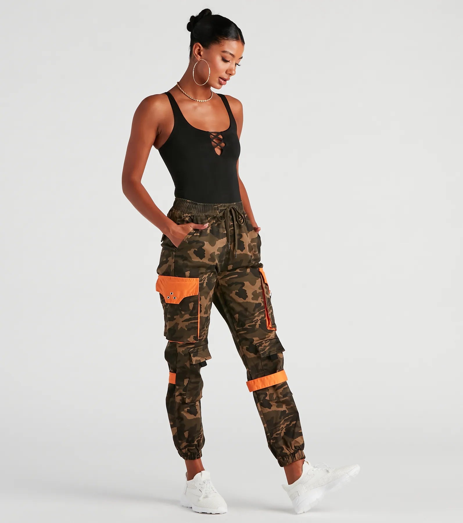 Good Time Twill Cargo Joggers - Image 11