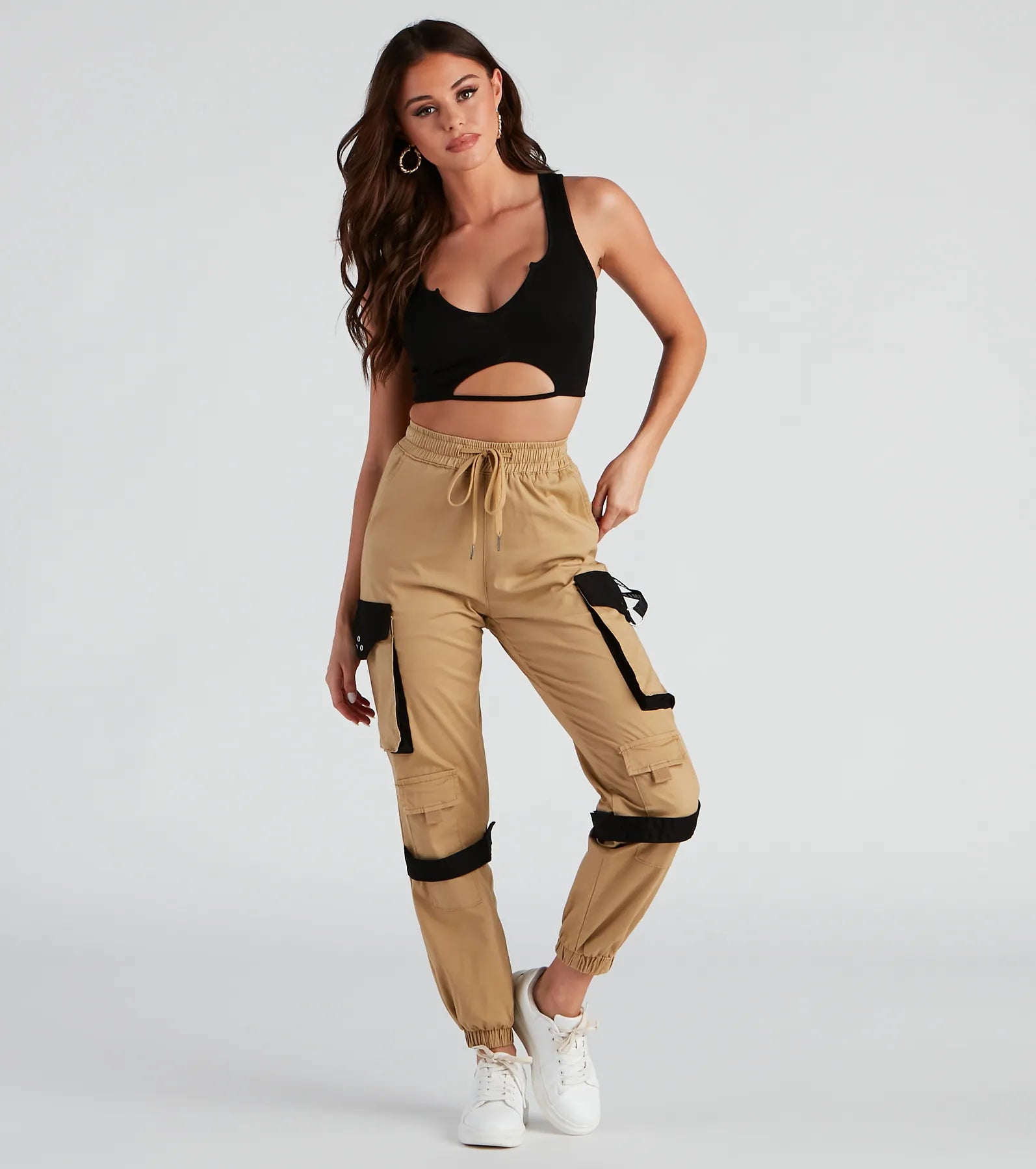 Good Time Twill Cargo Joggers - Image 13