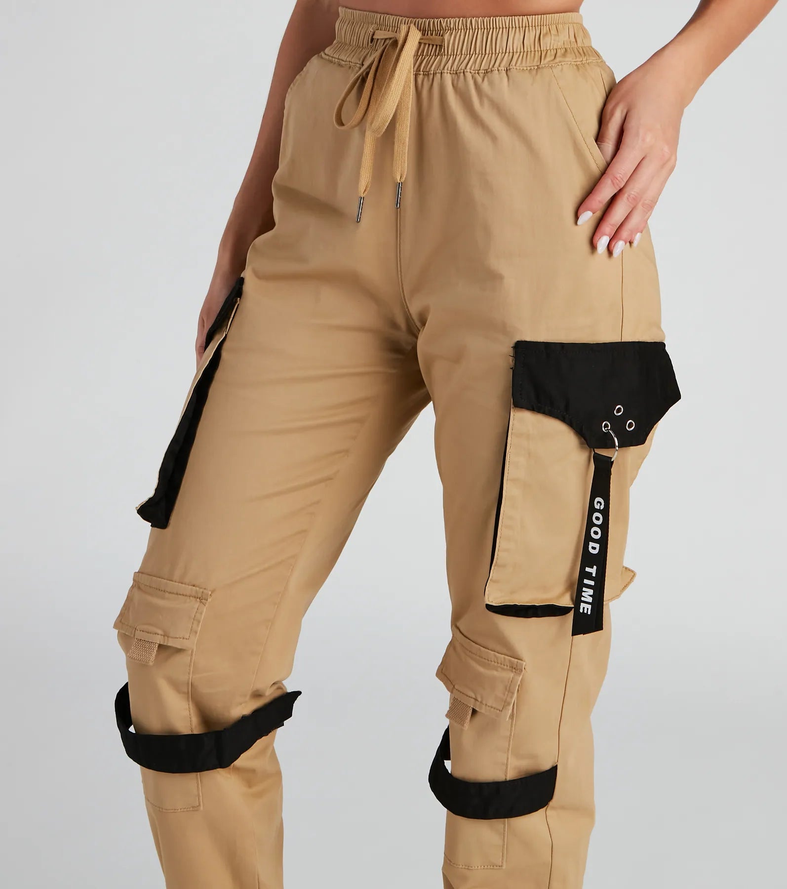 Good Time Twill Cargo Joggers - Image 16