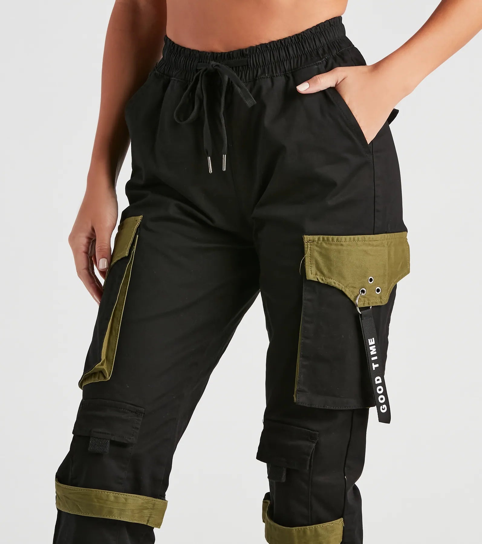 Good Time Twill Cargo Joggers - Image 8