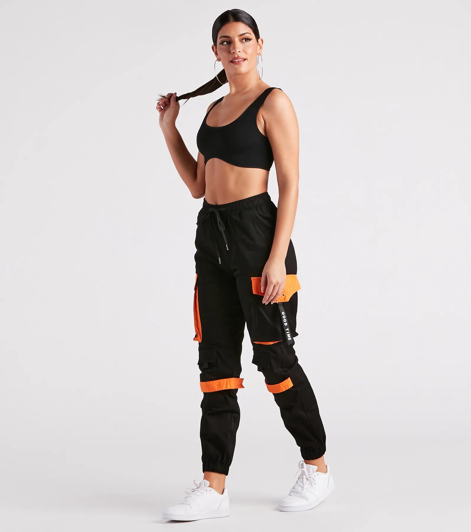 Good Time Twill Cargo Joggers - Image 2