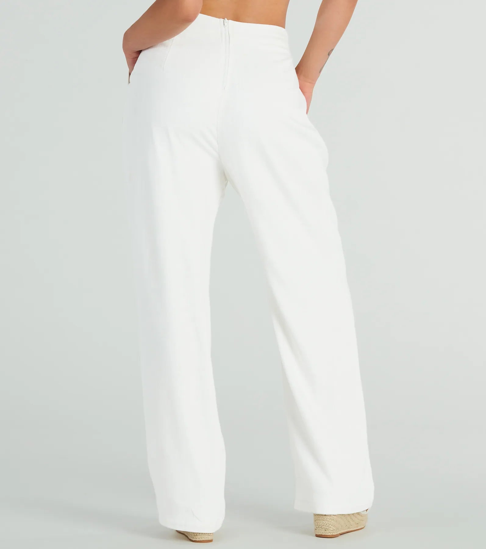 Trendy Treasure Linen Wide-Leg Pants - Image 3