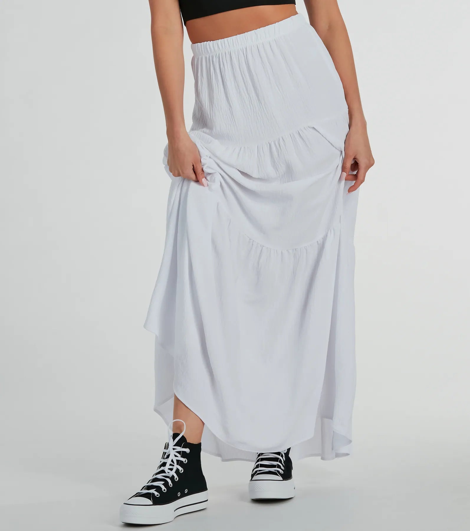 Flawless Duo Tiered Maxi Skirt - Image 3