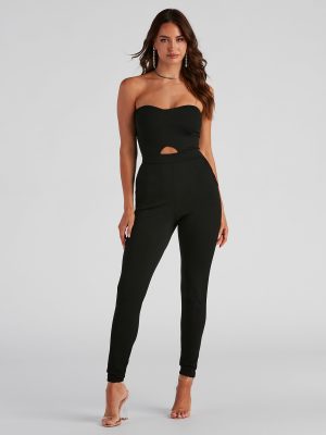 Chic Sophistication Sleeveless Tapered Jumpsuit