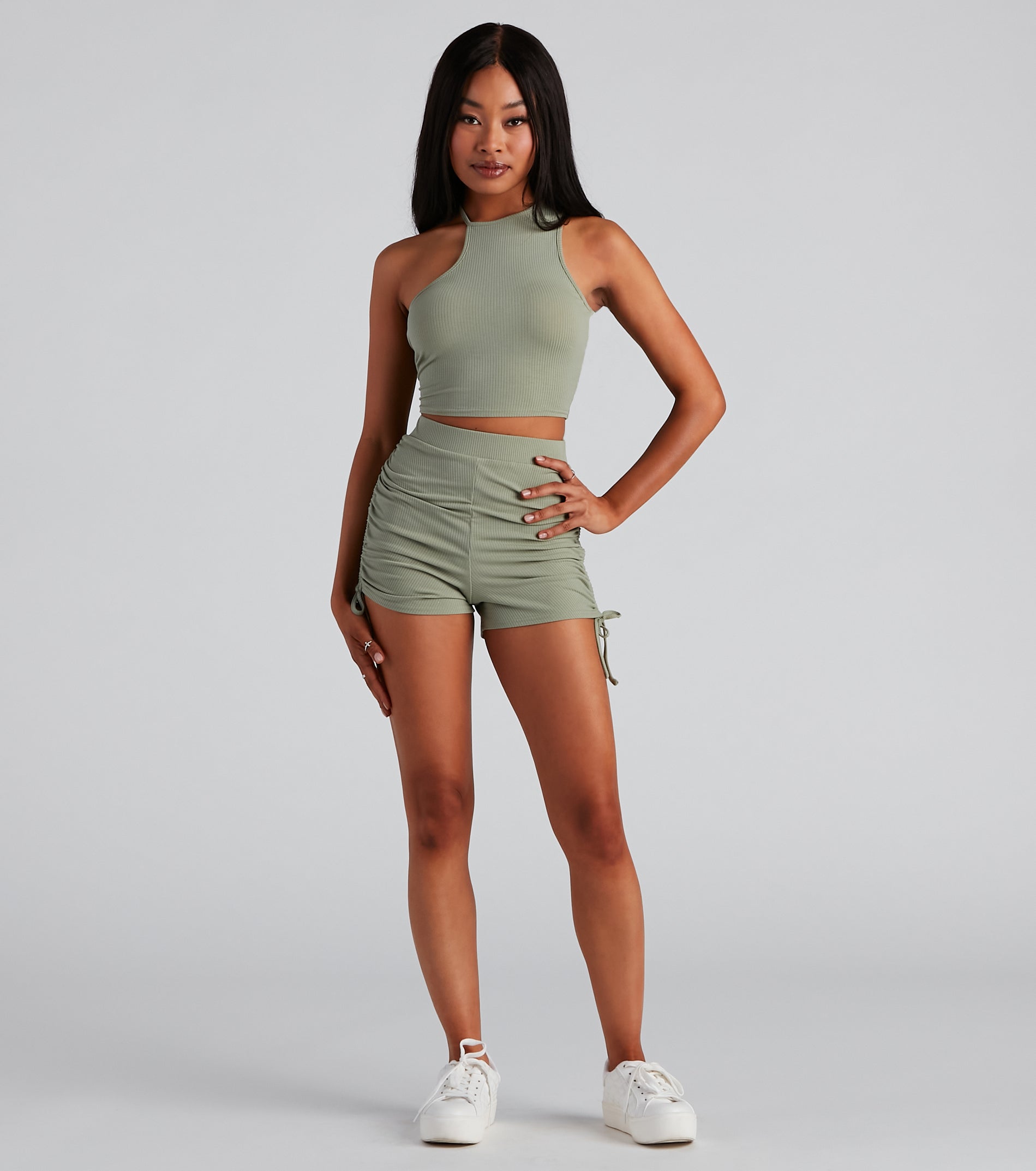 Cruising Together Rib Knit Shorts - Image 7
