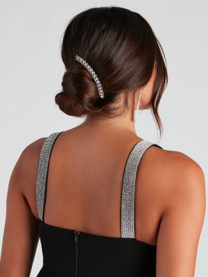 Glam Adoration Rhinestone Hair Comb