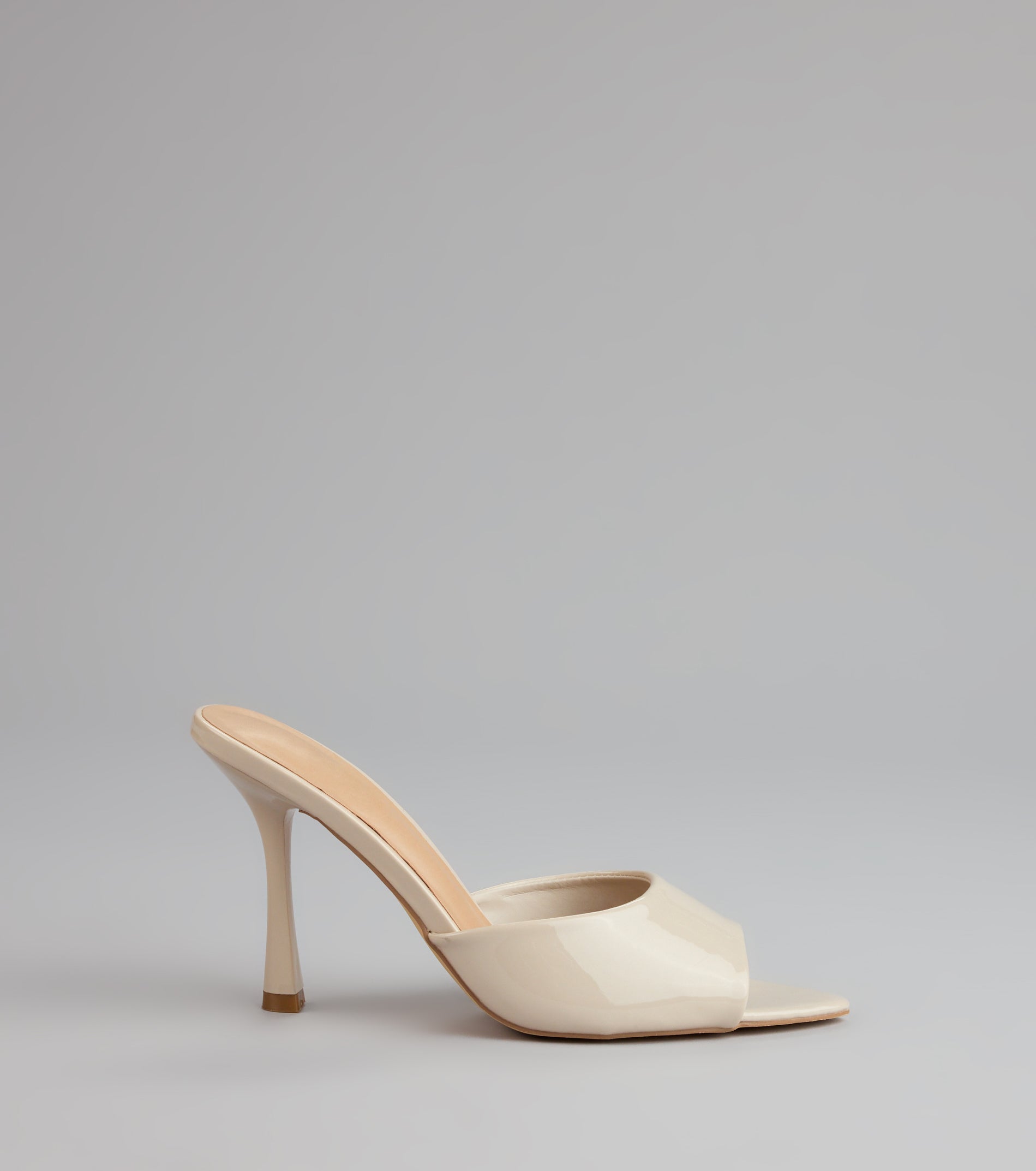 Gloss Point Patent Stiletto Mules - Image 6