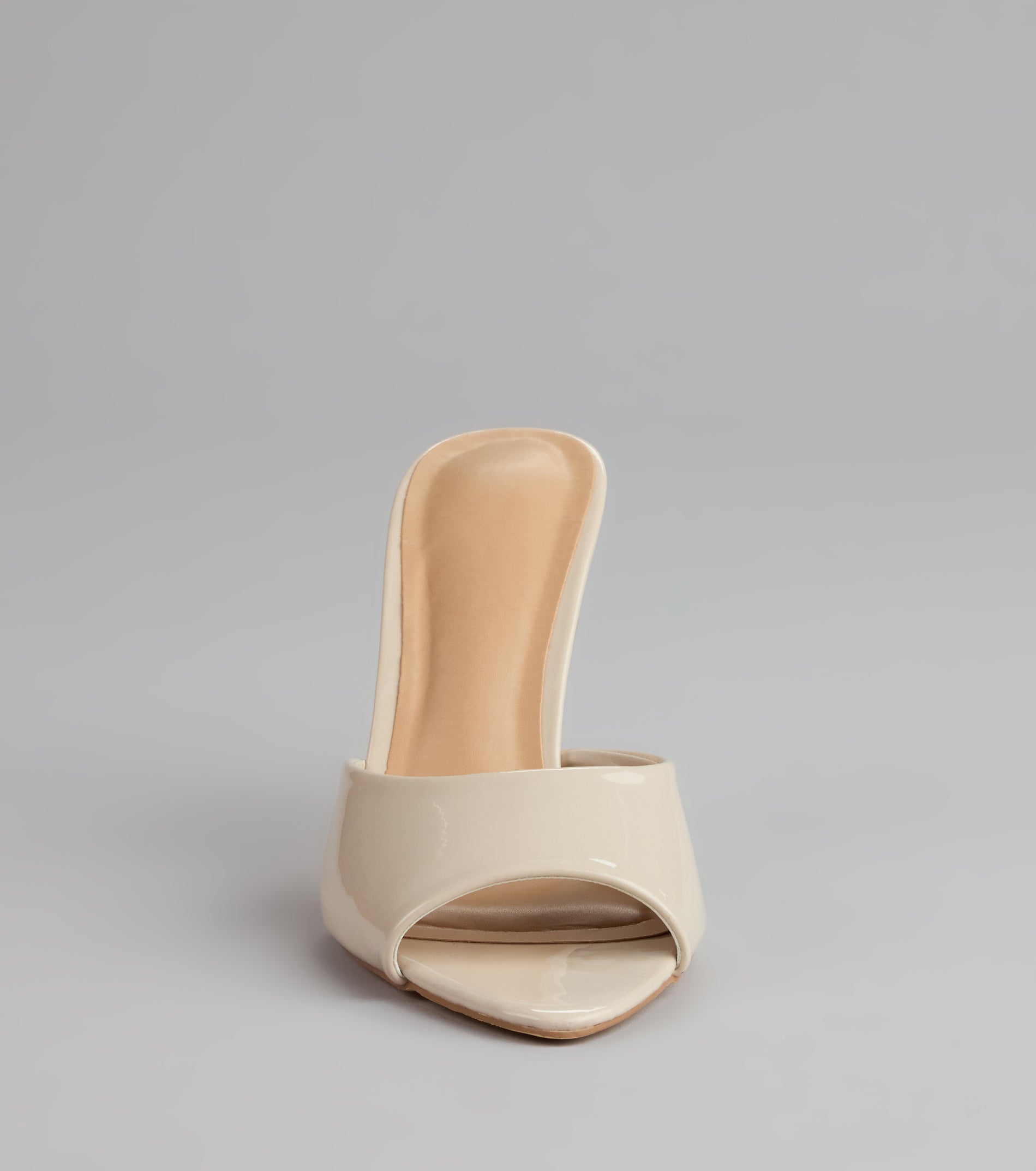 Gloss Point Patent Stiletto Mules - Image 7