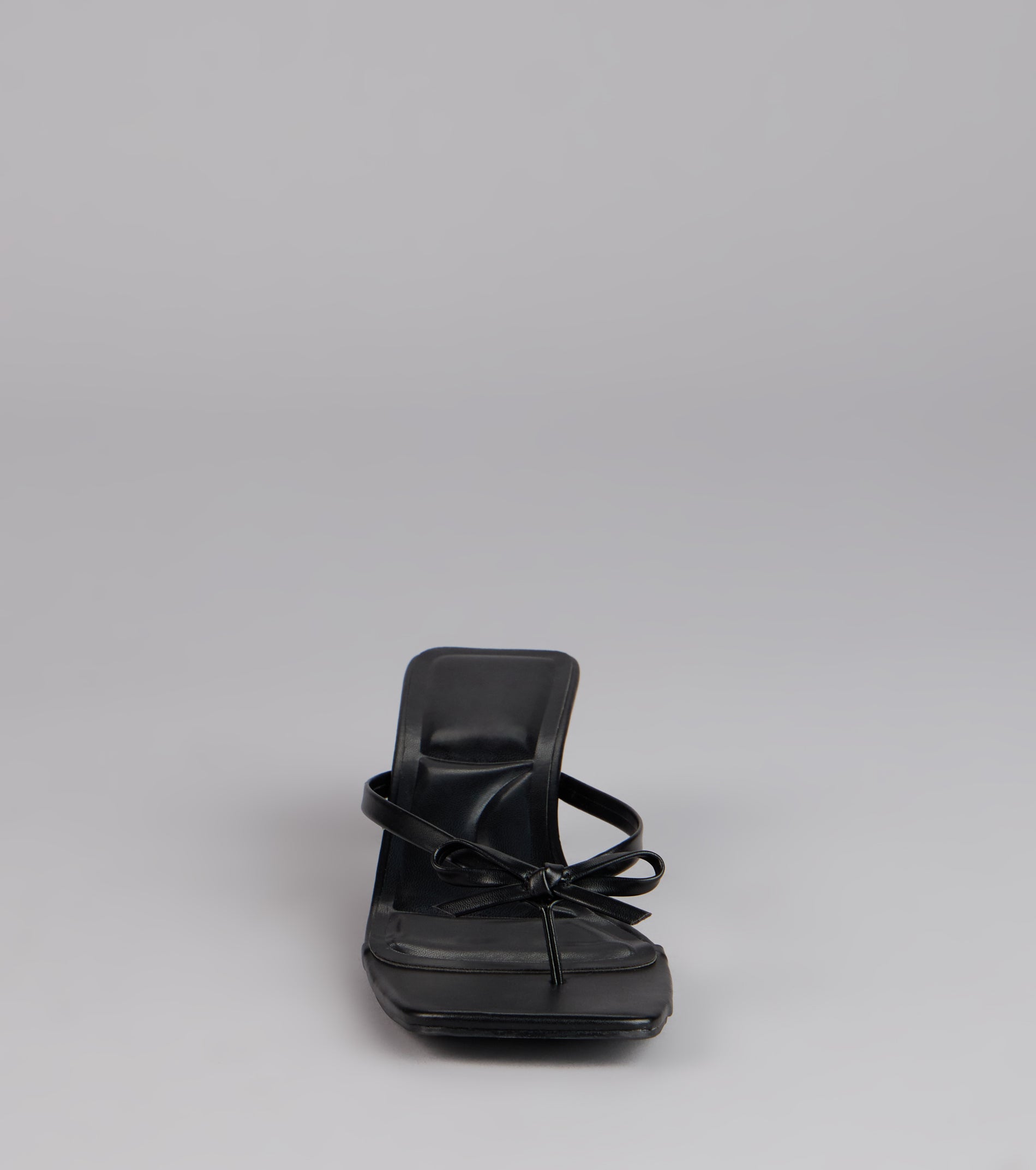 Play Nice Bow Thong Heels - Image 3
