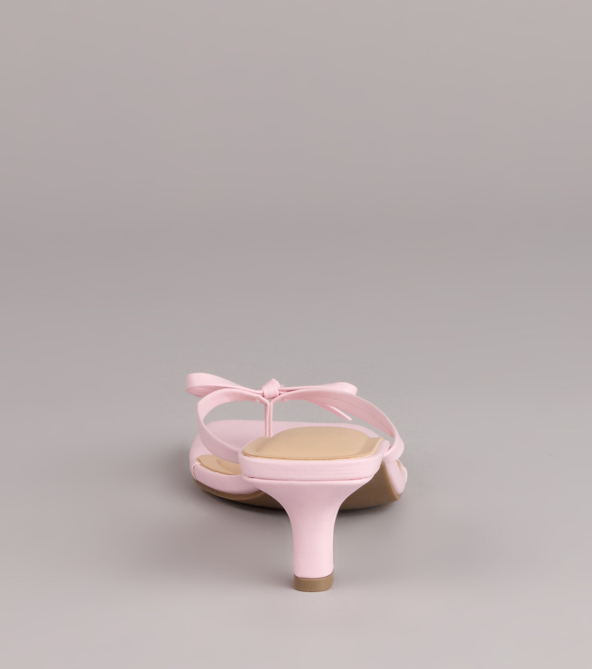 Play Nice Bow Thong Heels - Image 12