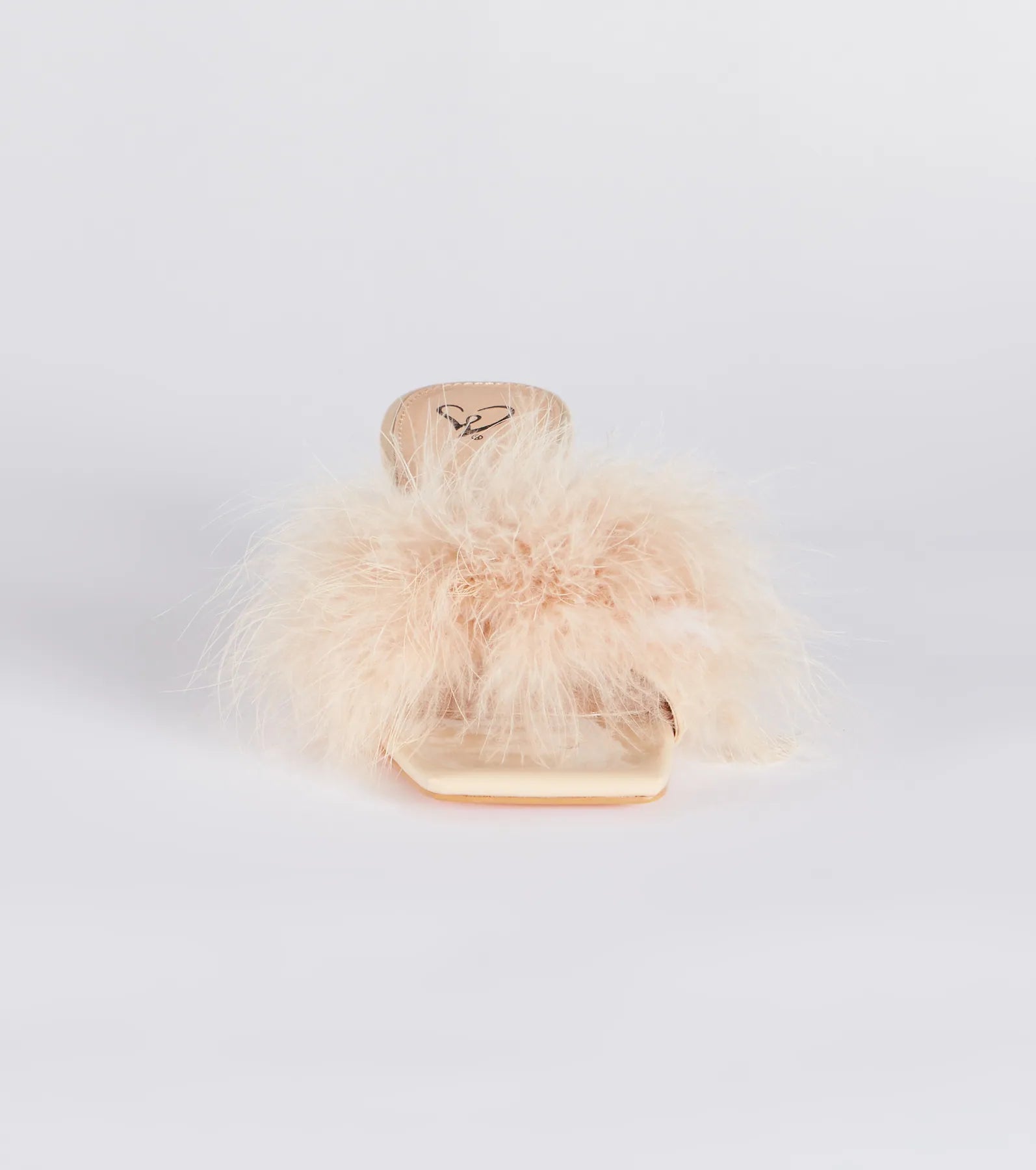 Diva Cutie Marabou Kitten Heel Mules - Image 3