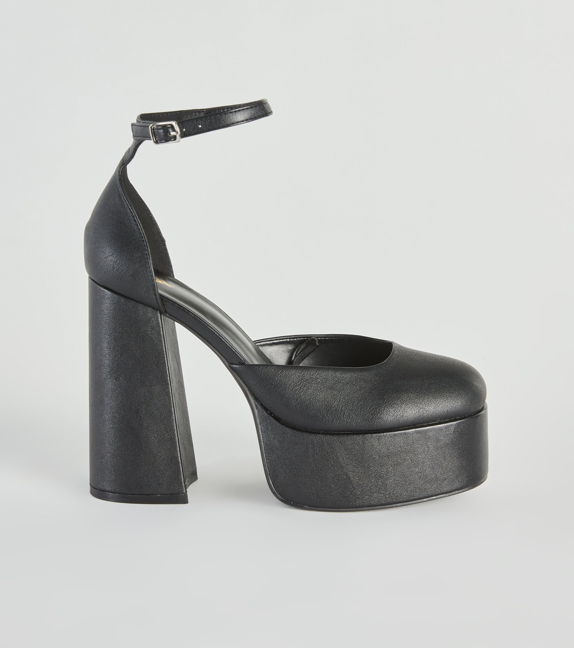 Get Your Attention Platform Block Heel Pumps - Image 2