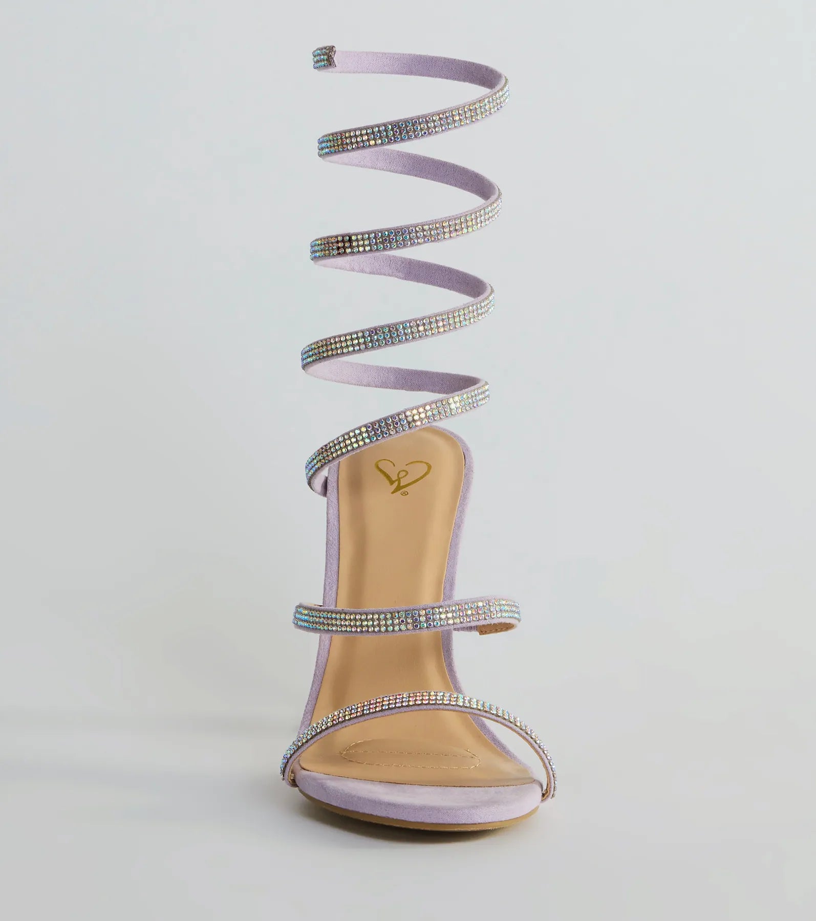 Spiral Rhinestone Stiletto Heels - Image 15