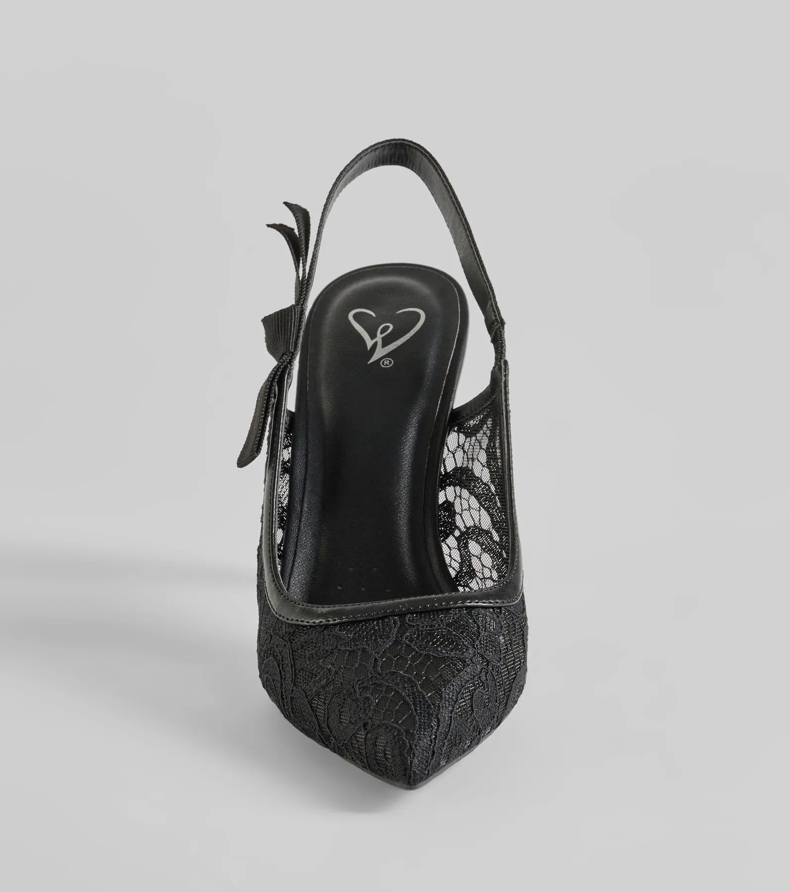 Sweet Cuties Lace Slingback Stiletto Pumps - Image 8