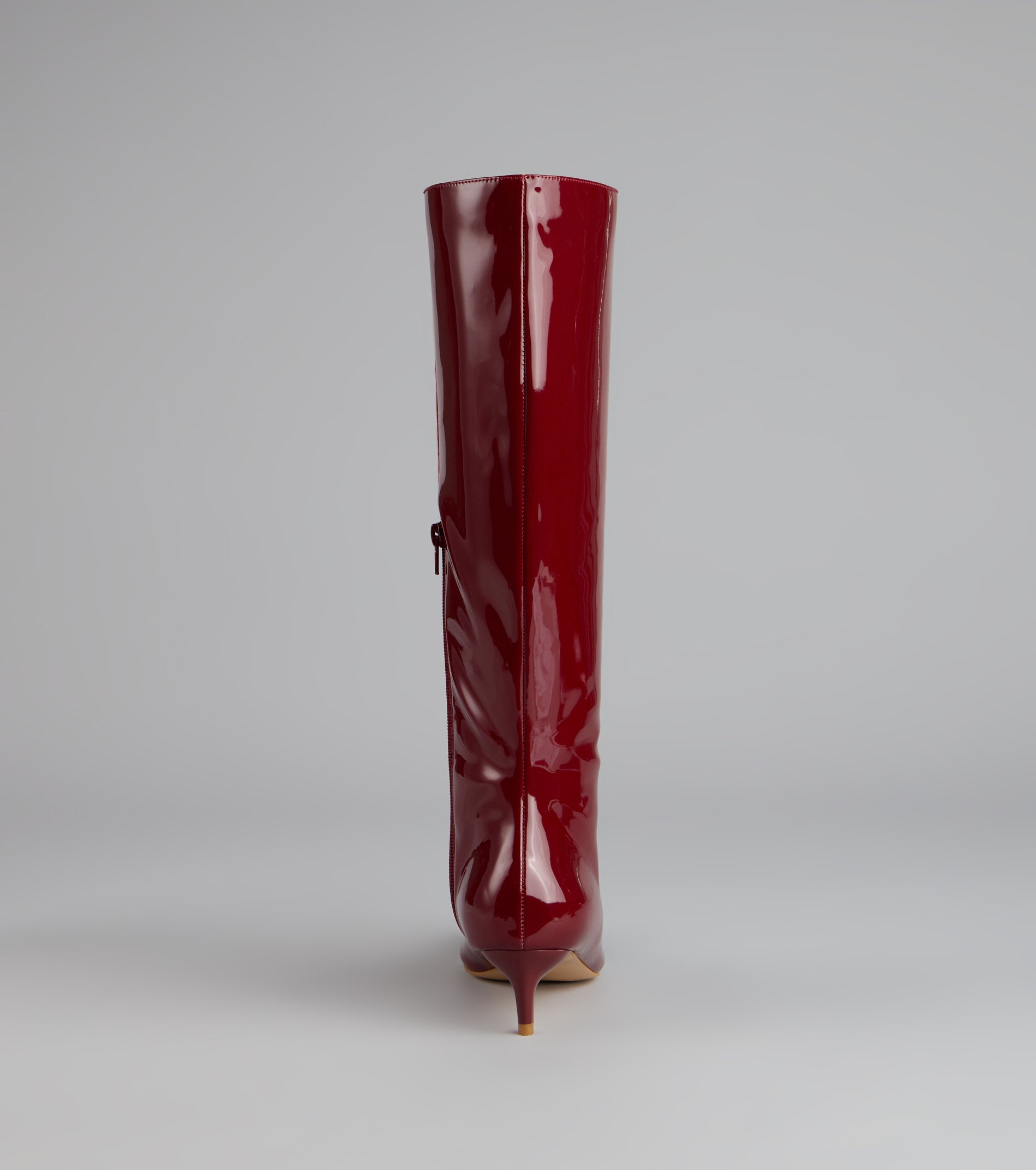 Attitude Strut Patent Stiletto Boots - Image 4