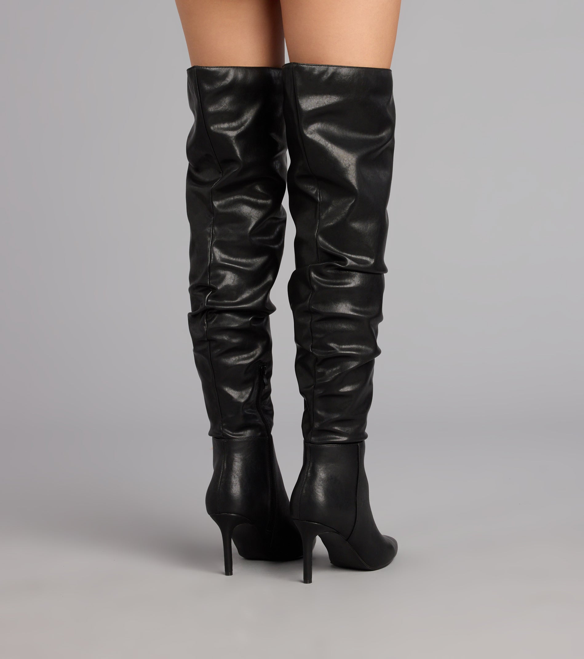 Season's Sleek Thigh-High Stiletto Boots - Image 4