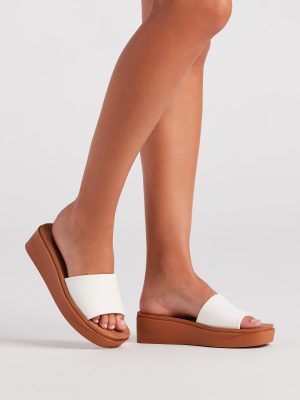 Coastal Babe Slip-On Wedge Sandals