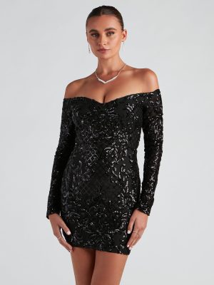 Maddie Off-The-Shoulder Party Dress