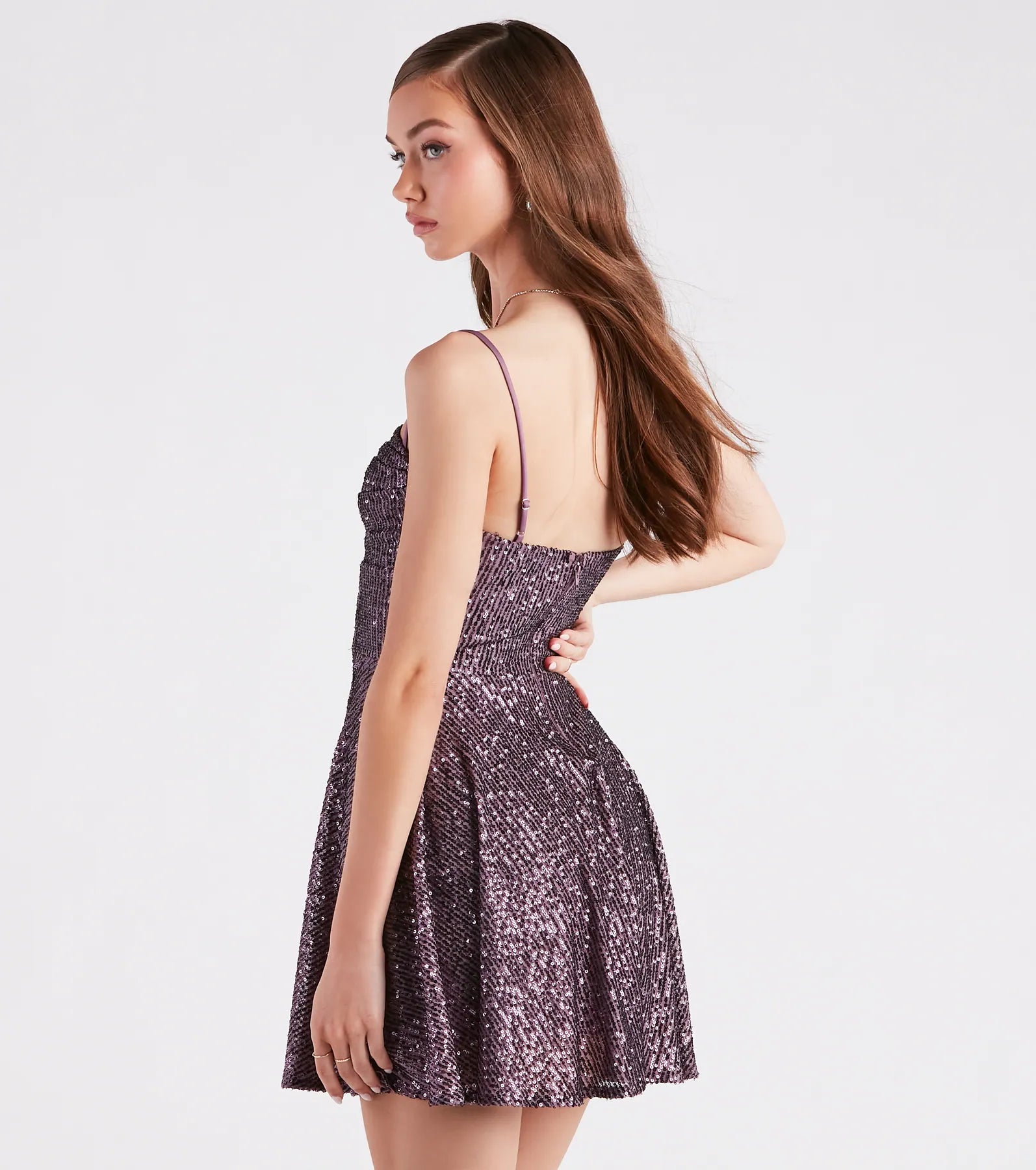 Marybelle Sequin A-Line Dress - Image 6