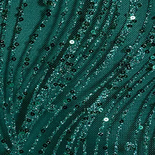 Linda Lace-Up Glitter Sequin Skater Party Dress - Image 4