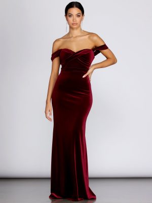 Jenisa Formal Off The Shoulder Dress