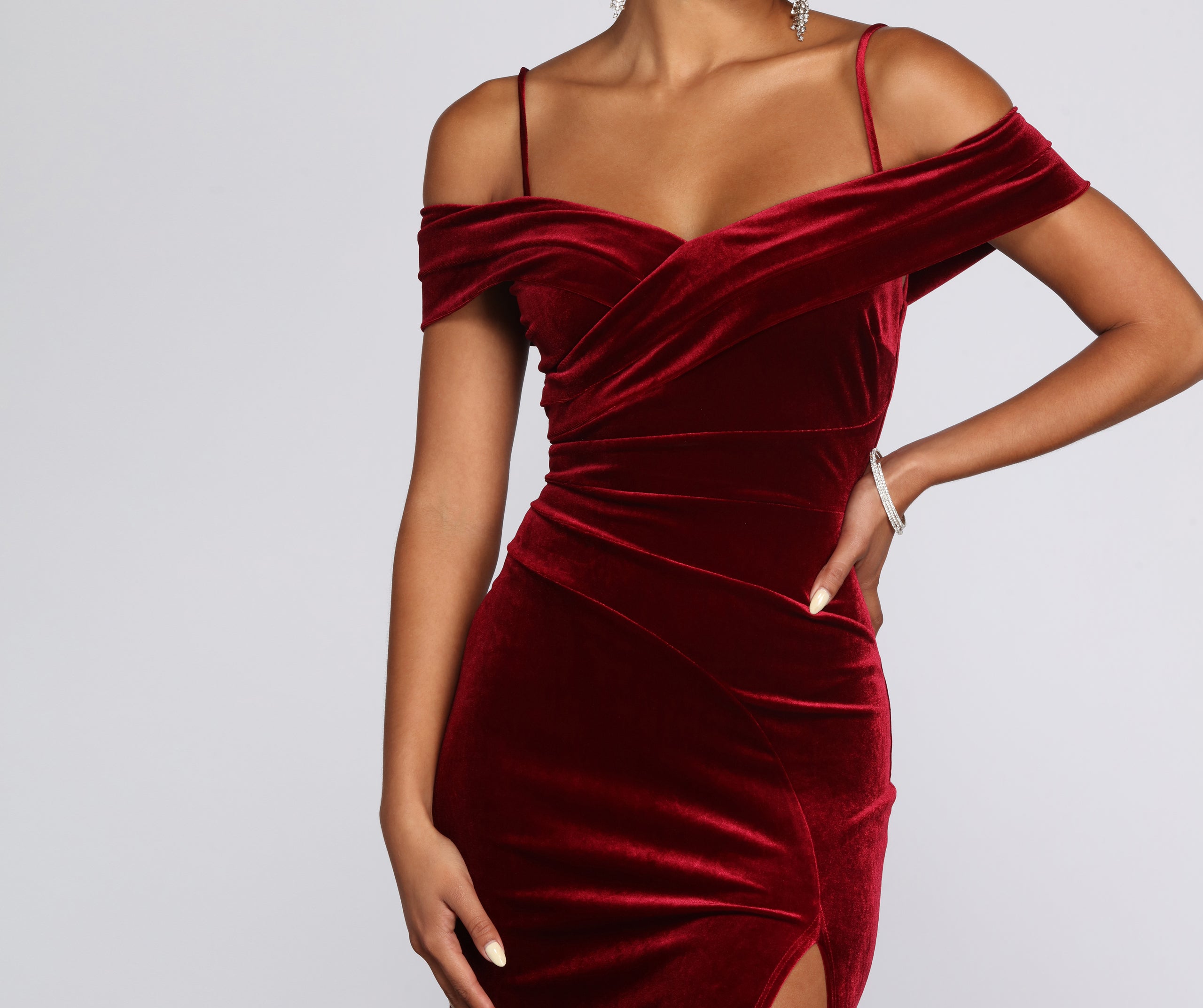 Christiana Velvet Formal Dress - Image 3