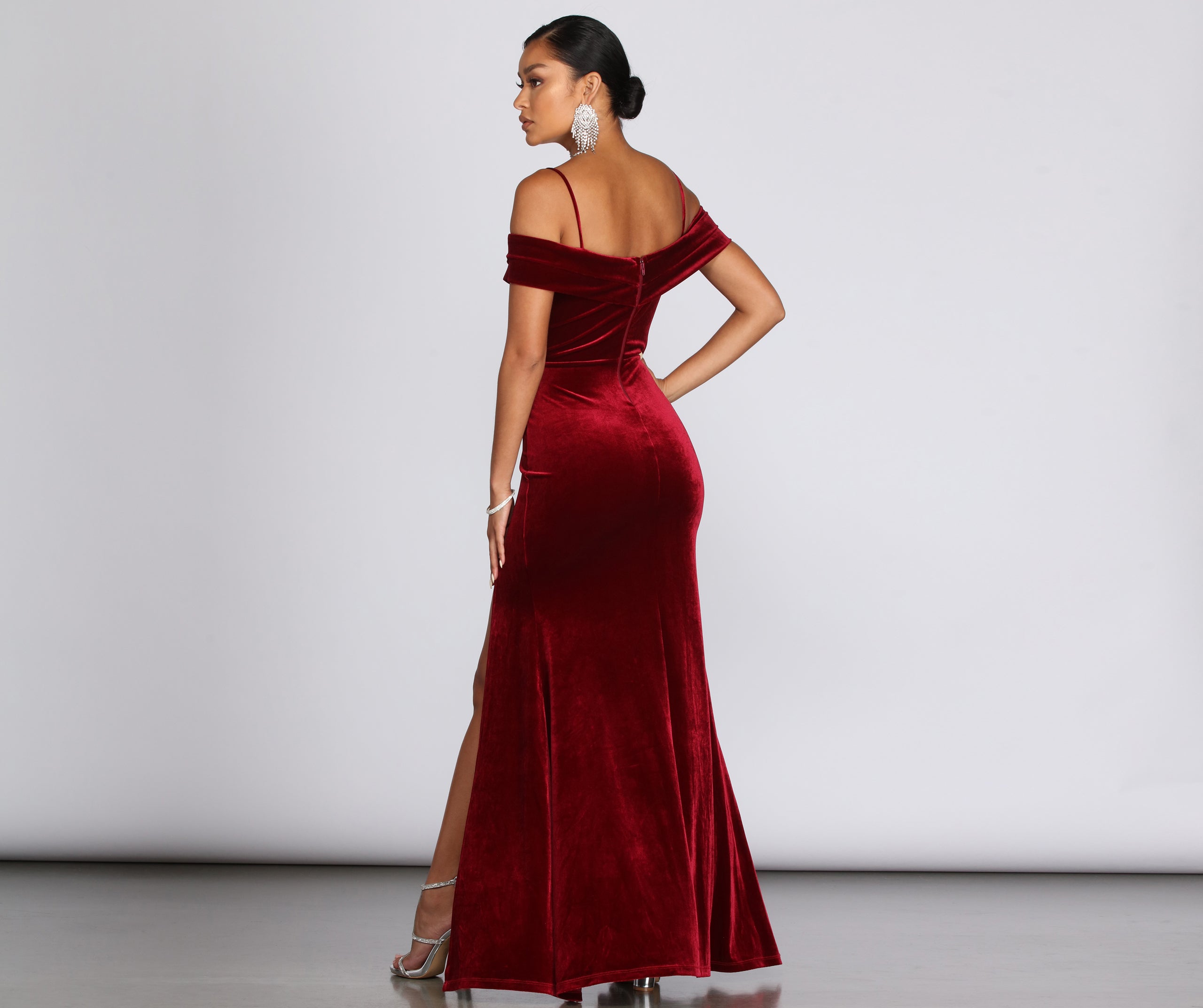 Christiana Velvet Formal Dress - Image 4