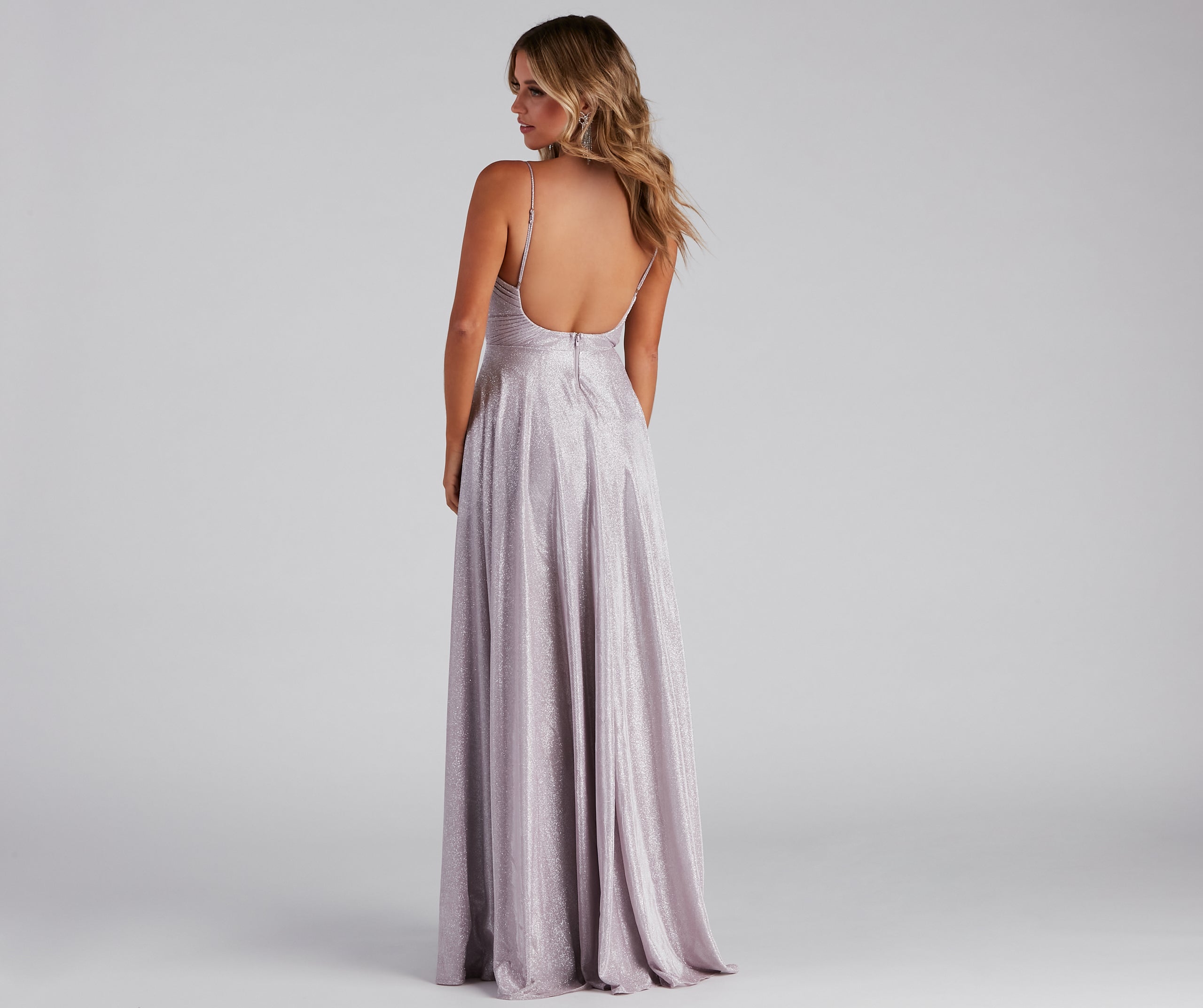 Kimora Formal Woven Glitter A-Line Dress - Image 6