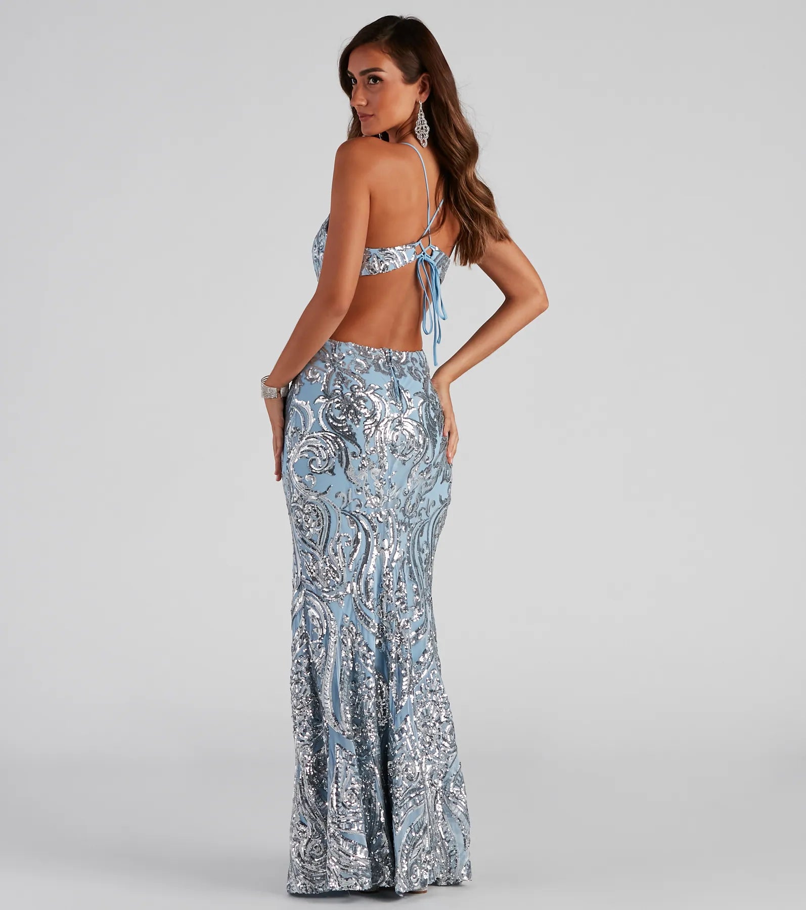 Alice Sequin Mermaid Formal Dress - Image 4