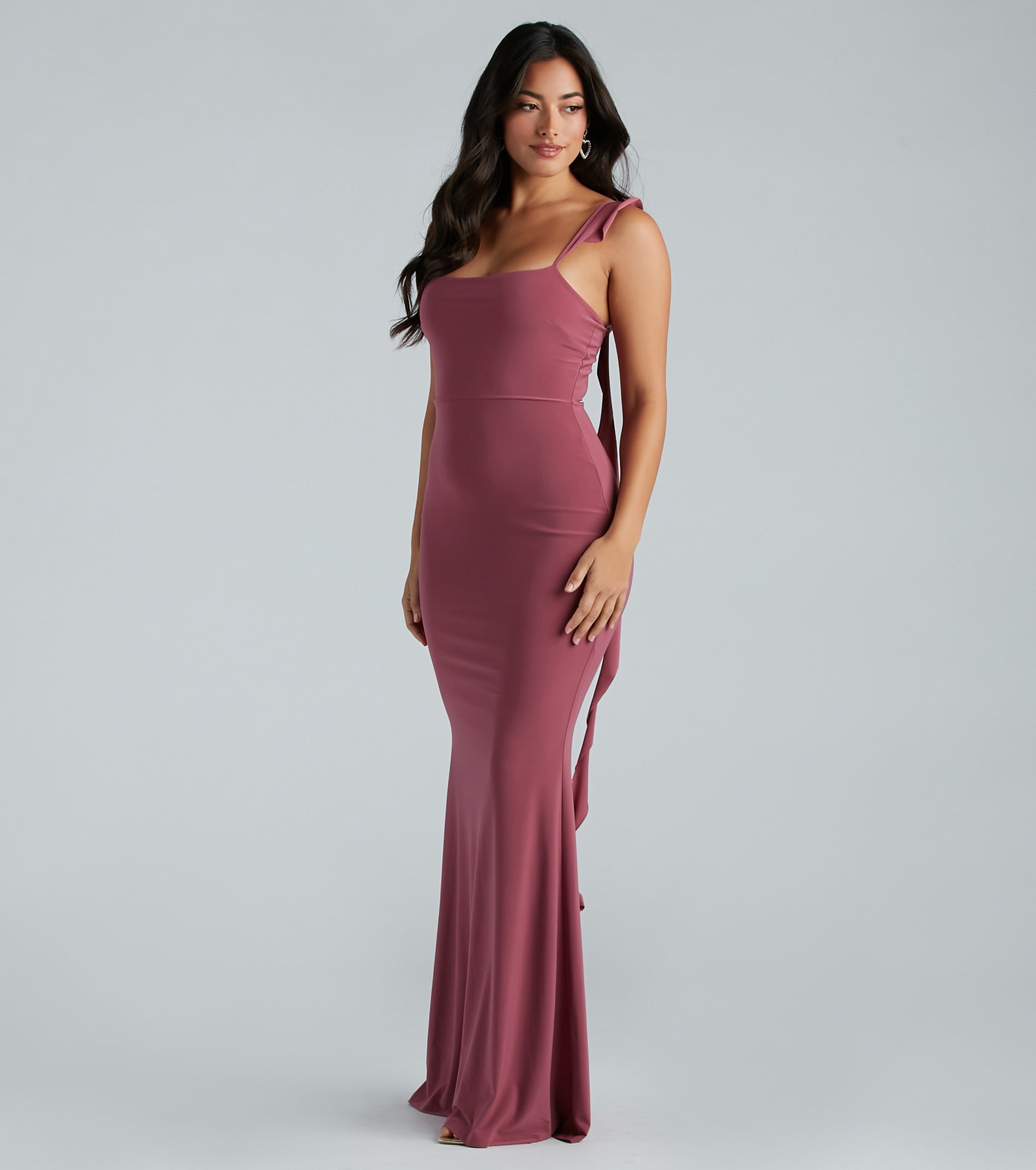 Barbara Formal Ruffle Mermaid Dress - Image 3
