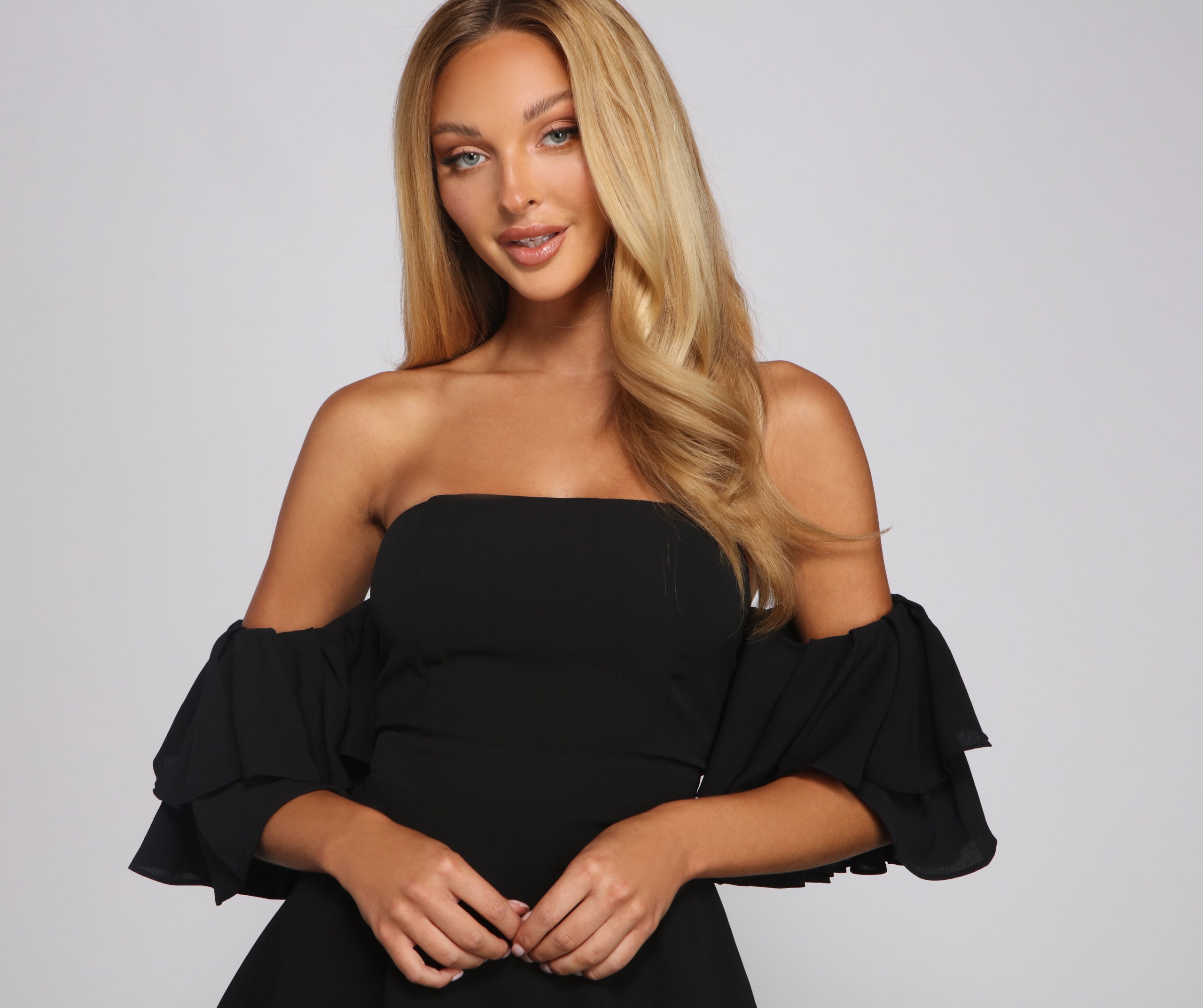 Ravishing Ruffles A-Line Mini Dress - Image 4