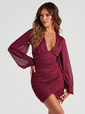 Glitz Girl Glitter Mesh Dress