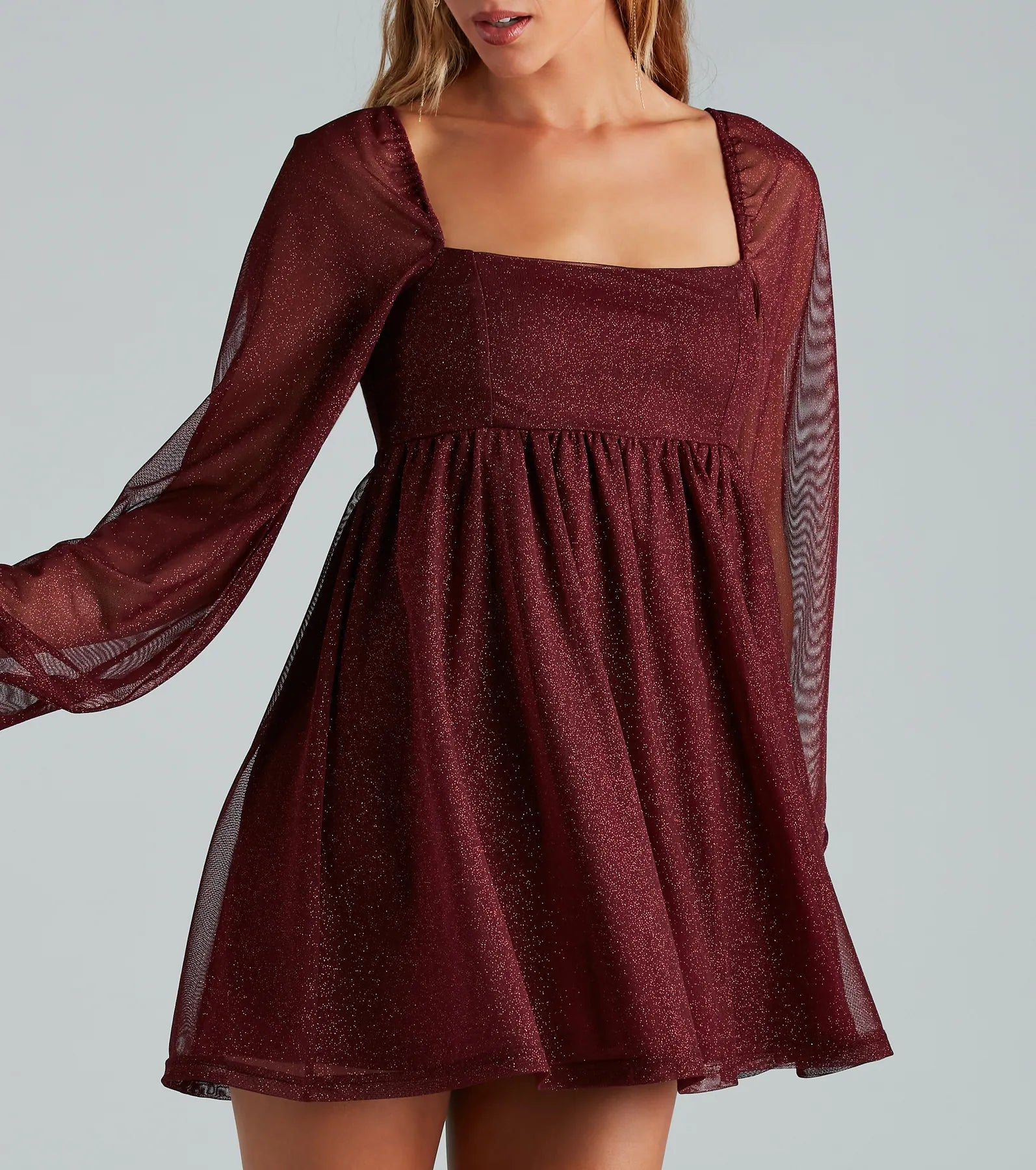 Countless Shine Glitter Skater Dress - Image 4